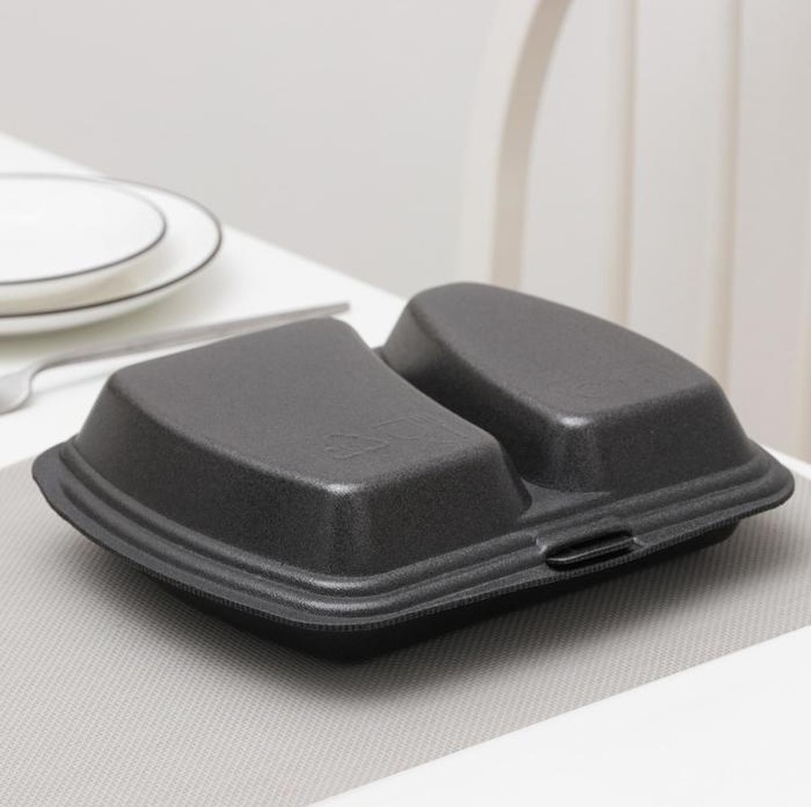 товар Ланч-бокс ВПС LBE-2 "А", 2-секц (черный) 249х207х61мм LBE-2AB